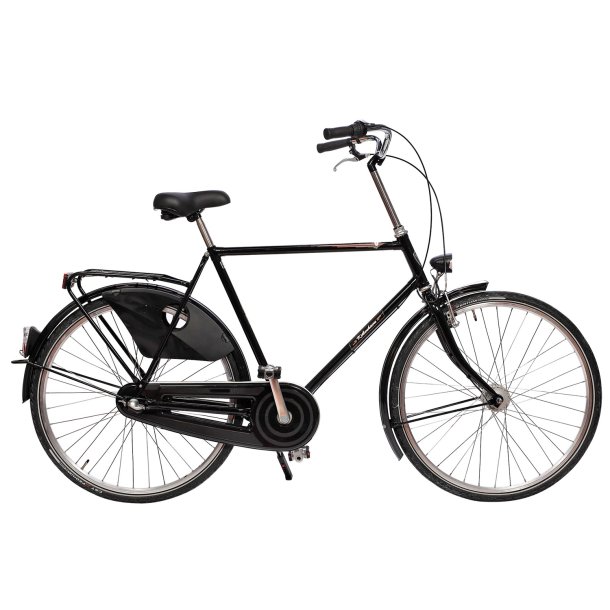 Kbenhavn 3 gears Sort <BR>- Klassisk herrecykel TILBUD