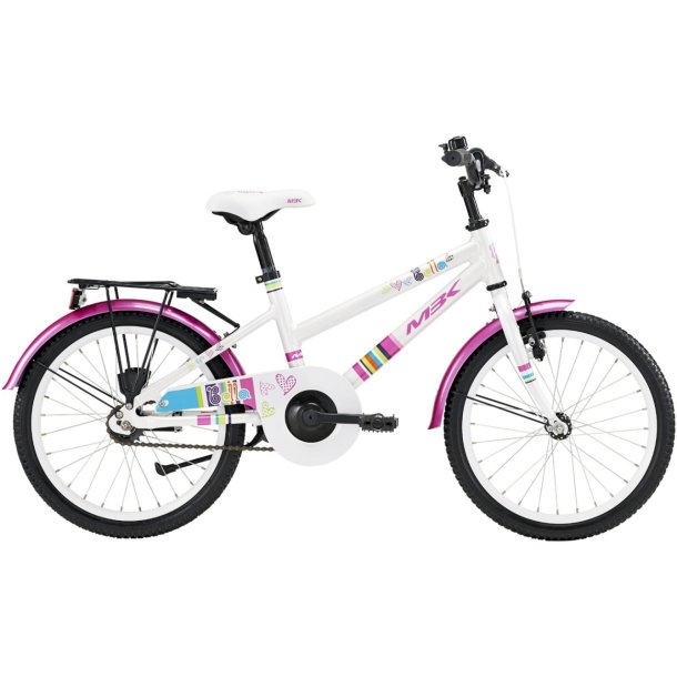 MBK Bella 18" Hvid<BR>  - 2015 Pige b�rnecykel TILBUD