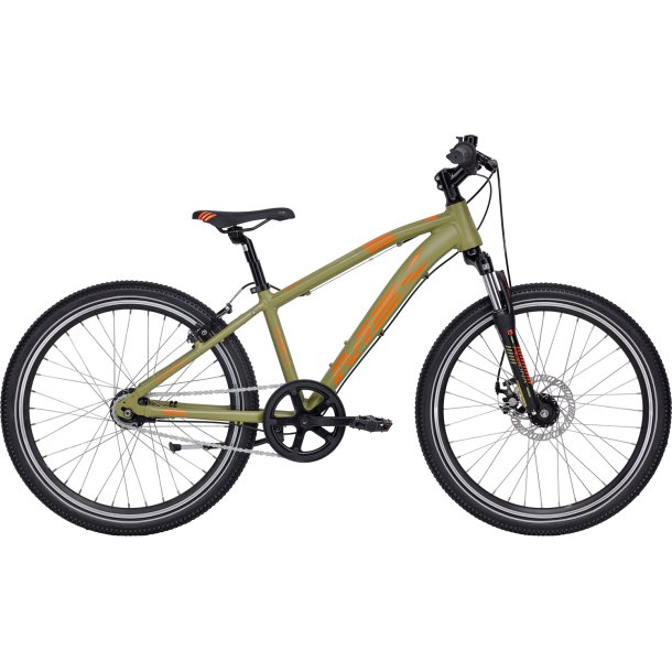 MBK Mud DNA 7G Mat Oliven <BR>- 2023 24" Brne MTB cykel TILBUD