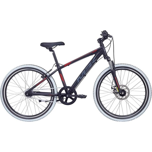 MBK MUD XP suspension 7G Gr� / R�d <BR>- 2019 24" Unisex b�rne MTB TILBUD