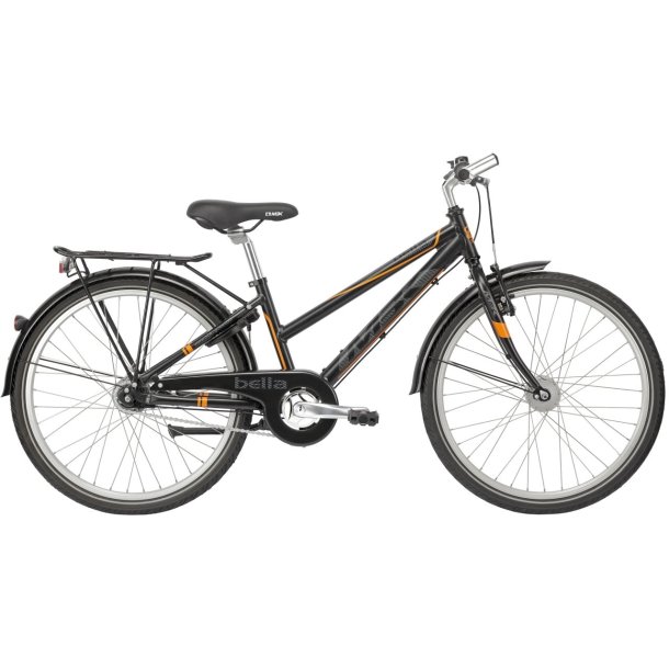 MBK Bella 24" Sort <BR>- Pige b�rnecykel KANON-TILBUD