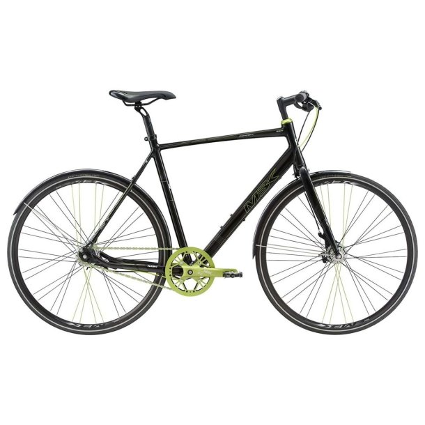 MBK Concept 6six 7G Sort<BR> - 2018 Herre citybike cykel TILBUD