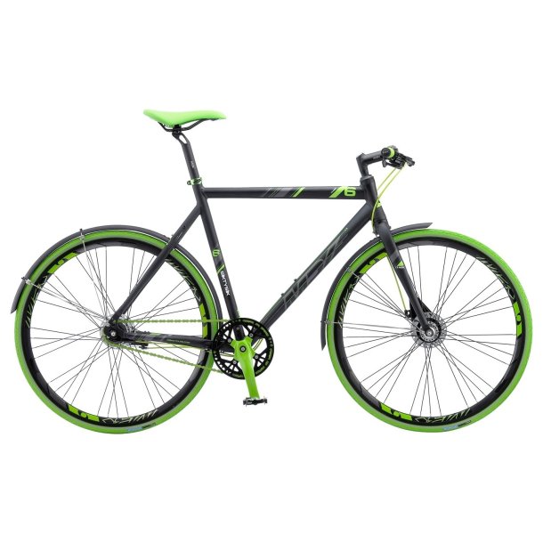 MBK Concept 6Six 7R Sort/Gr�n <BR> - 2013 Herre citybike cykel TILBUD