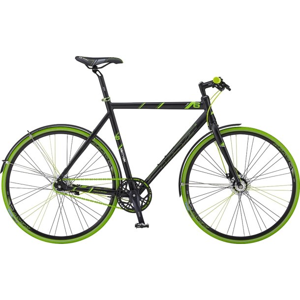 MBK Concept 6Six 7R Sort/Gr�n<BR> - 2015 Herre citybike cykel  
