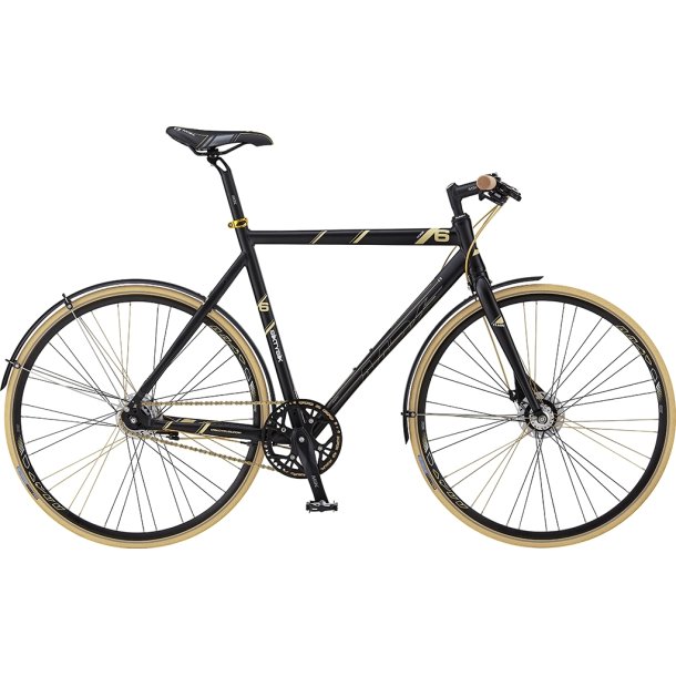MBK Concept 6Six 7R Sort/Gul<BR> - 2014 Herre citybike cykel TILBUD