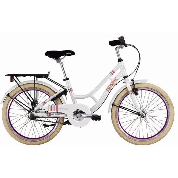 MBK Girl Style 26" Hvid<BR> - 2014 Pige b�rnecykel TILBUD