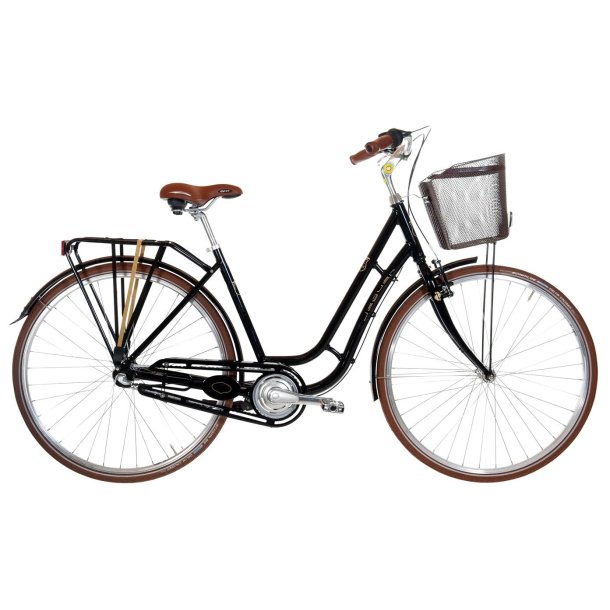 Ebsen Toulouse 3 gear Sort<BR> - 2014 Dame retrocykel TILBUD