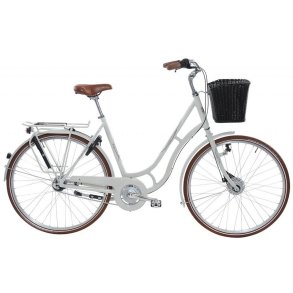 Ebsen Monaco 7R Hvid<BR> - 2016 700C Retro damecykel