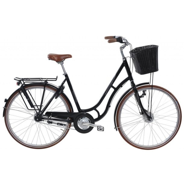 Ebsen Monaco 7R Sort<BR> - 2016 700C Retro damecykel