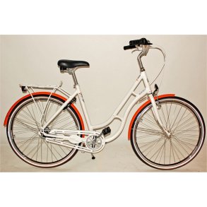 MBK Nobly Shop 7G Hvid<BR>- 2015 700C Retro damecykel SUPER-TILBUD