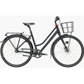 Trek S724 Midstep Sort <BR>- 2016 700C Retro damecykel TILBUD