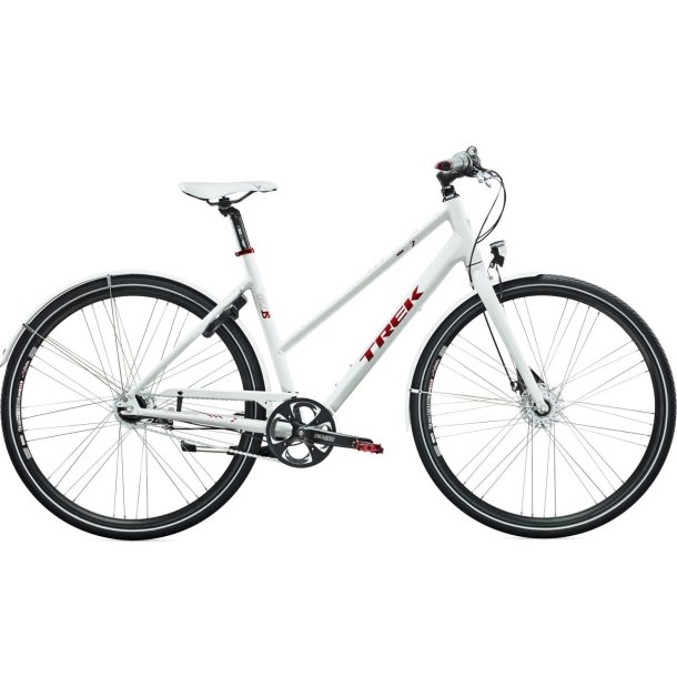 Trek ST 720 Hvid DYNAMO <BR>- 2015 Dame citybike cykel SUPER-TILBUD