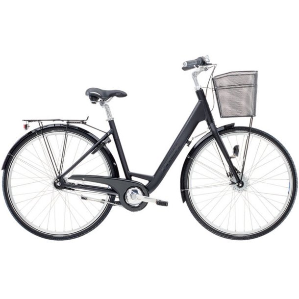 Trek C720 Lowstep 7G Sort<BR>- 2017 Damecykel TILBUD
