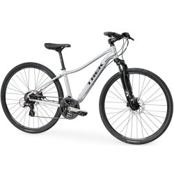 Trek Neko 1 WSD Dual Sport Disc S�lv<BR> - 2017 Dame sportscykel TILBUD