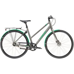 Trek ST 520 Gr� Dame<BR>- 2017 Dame citybike cykel SUPER-TILBUD