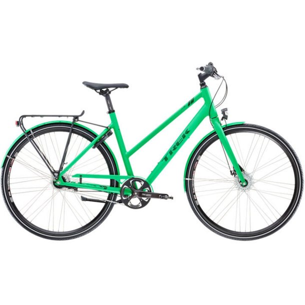 Trek ST 720 Dame Gr�n  DYNAMO <BR>- 2017 Dame citybike cykel TILBUD
