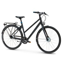 Trek ST 720 Dame Sort  DYNAMO <BR>- 2017 Dame citybike cykel TILBUD