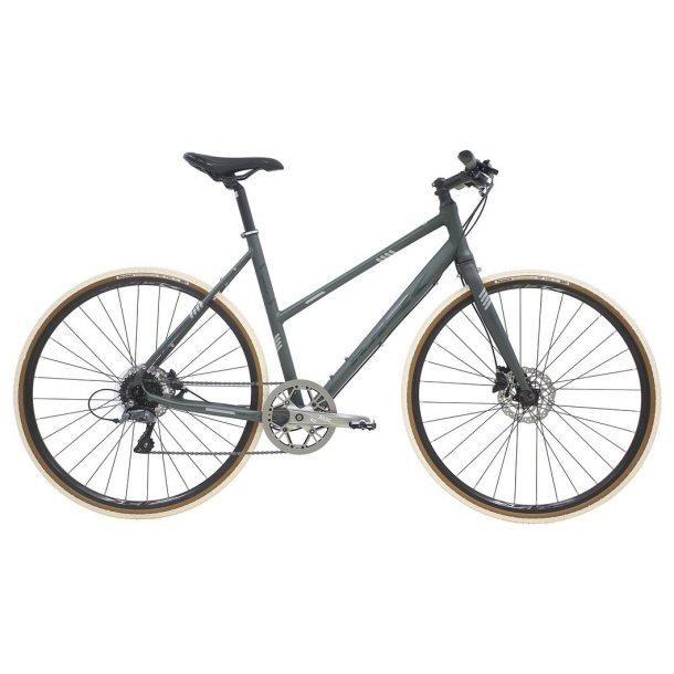 MBK Airborn Dame 8 Gear Shimano Claris mat gr�n