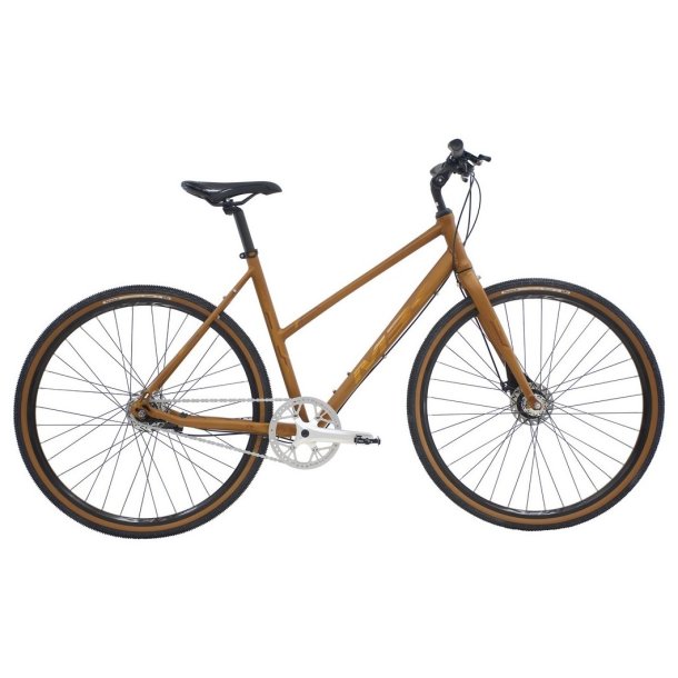 MBK Octane Gravel Urban Dame 7 Gear Shimano Nexus mat guld kobber