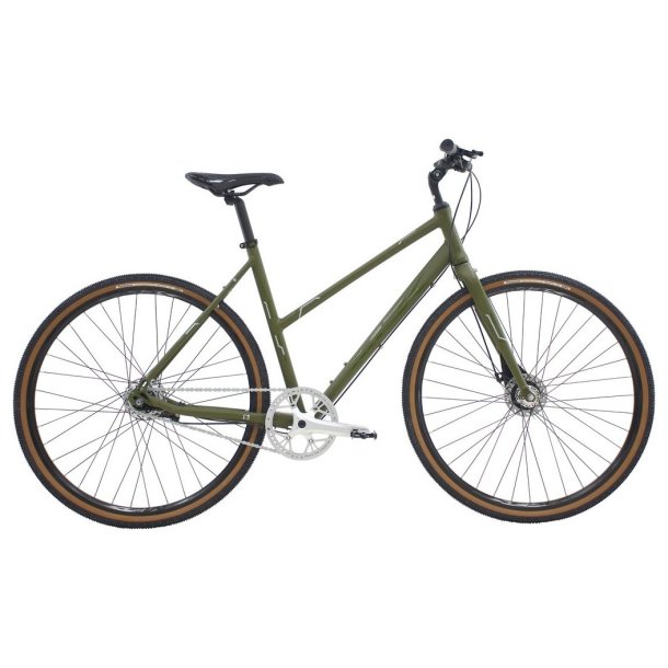 MBK Octane Gravel Urban Dame 7 Gear Shimano Nexus mat gr�n