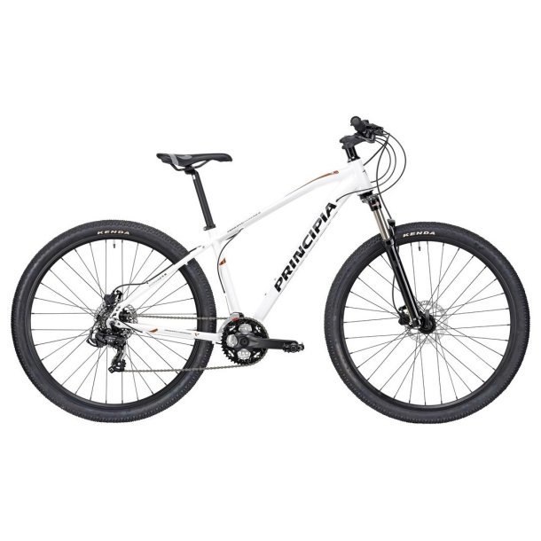 Principia MTB A2.9 Tourney 3x7sp Susp. hvid m. sort