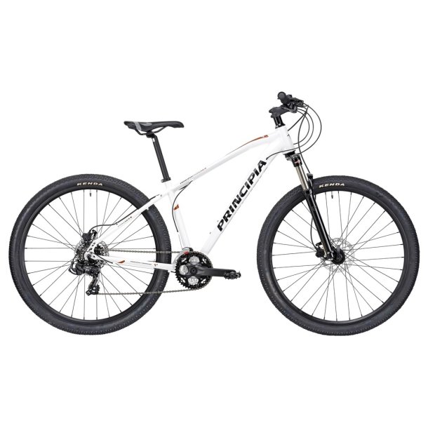 Principia MTB A2.9 Tourney 3x7sp Susp. hvid m. sort