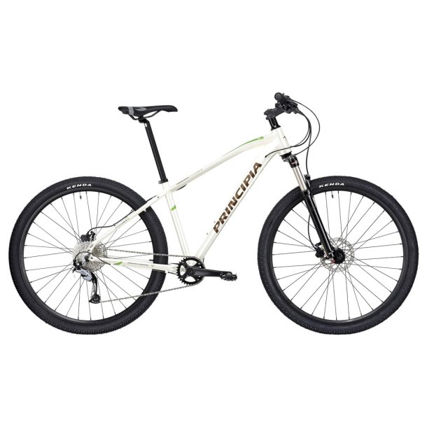 Principia MTB A5.9 Deore 1x10sp Susp. mat hvid m. brungr�n