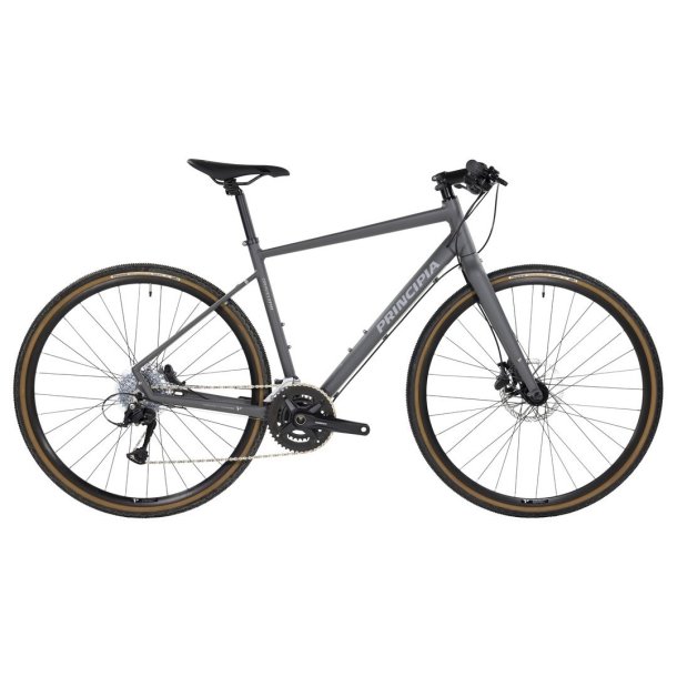 Principia Gravel H10 Unisex 18 Gear Shimano Acera mat m�rkegr�