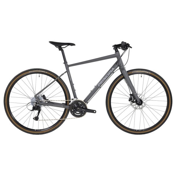 Principia Gravel H10 Unisex 18 Gear Shimano Acera mat m�rkegr�