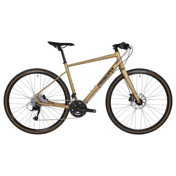 Principia Gravel H10 Unisex 18 Gear Shimano Acera mat guld