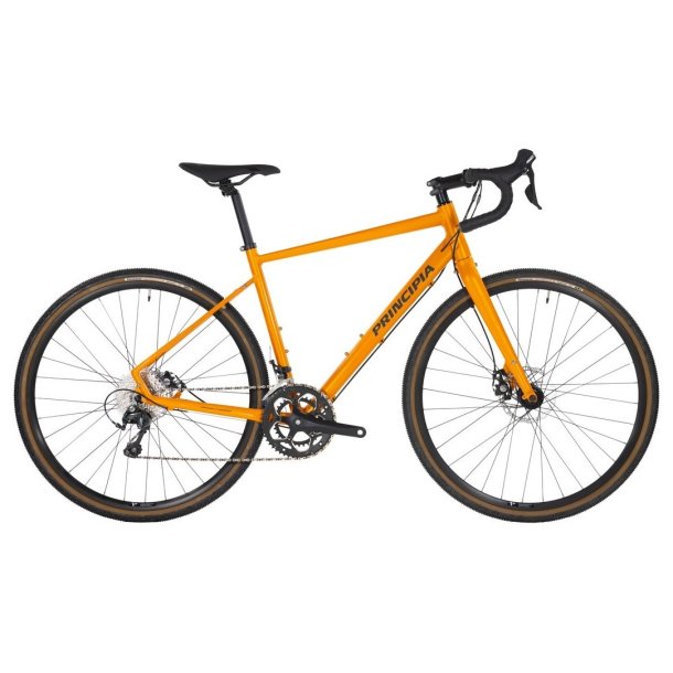 Principia Gravel 20 Unisex 20 Gear Shimano Tiagra mek. disc blank orange