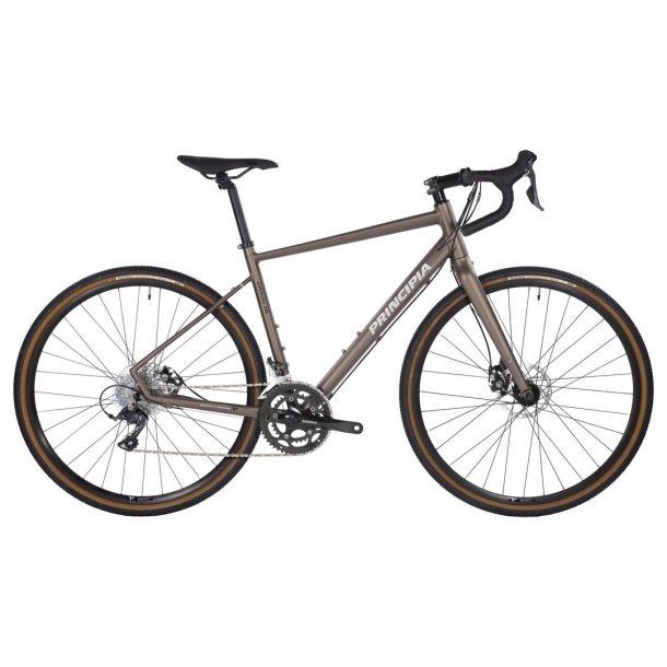 Principia Gravel 10 Unisex 16 Gear Shimano Claris mek. disc mat lys kobber