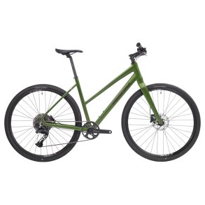 Principia Gravel H20 Dame 1x11sp mat gr�n